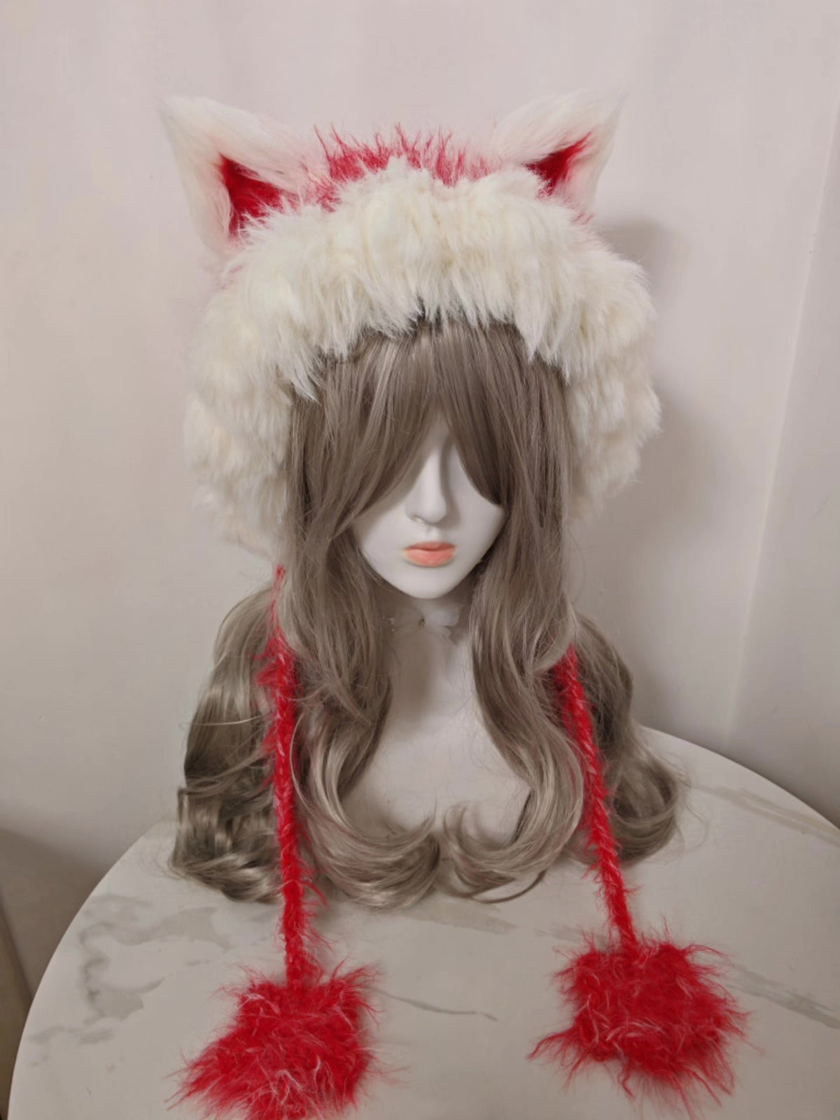 Red Fox Faux Fur Winter Hat
