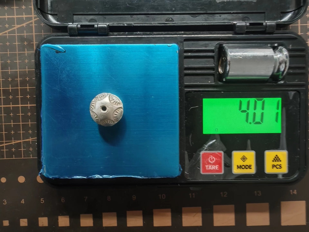 Bracciale artigianale in argento 925 con perle tribali