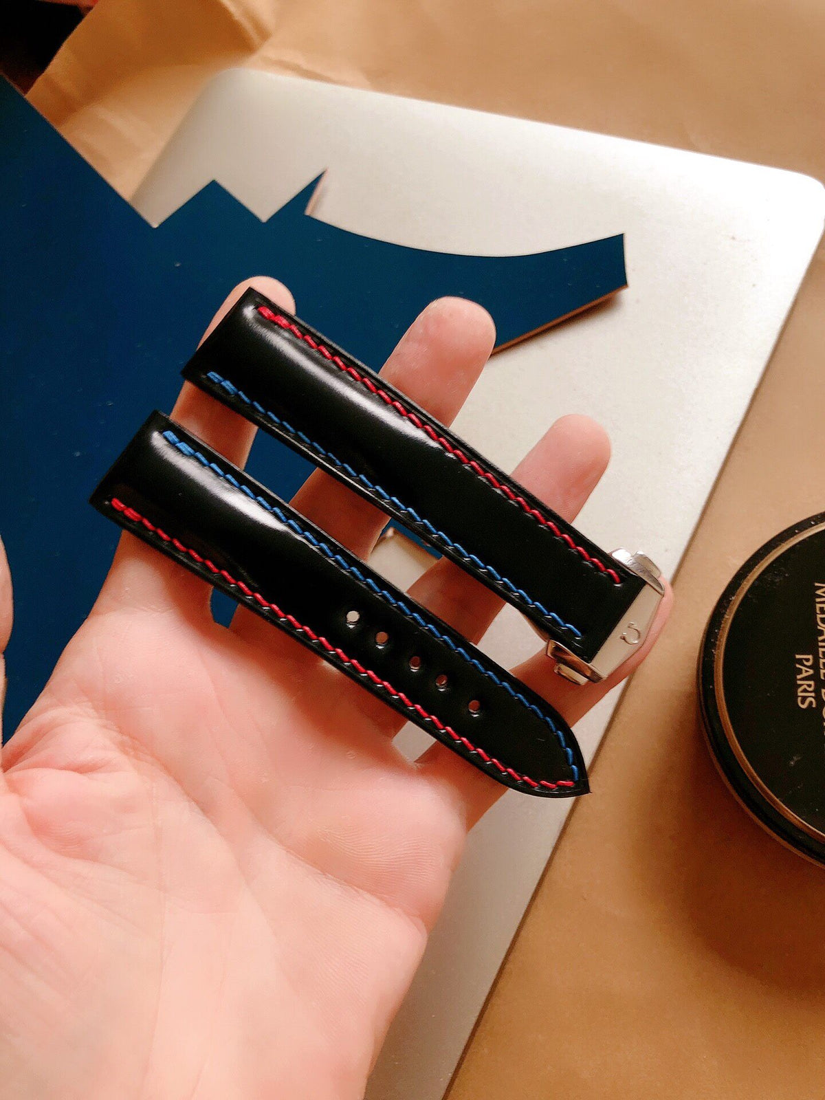 Handcrafted Shinki Shell Cordovan Watch Strap