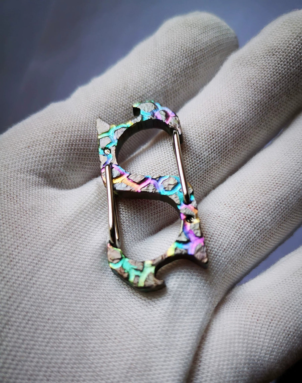 Titanium Alloy Carabiner Keychain Bottle Opener