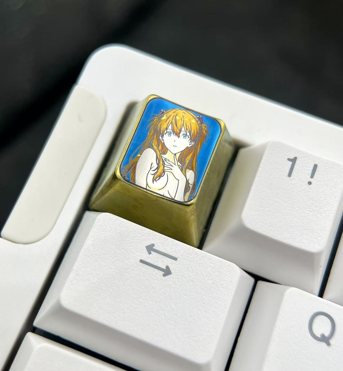 Titanlegering EVA Asuka Keycap