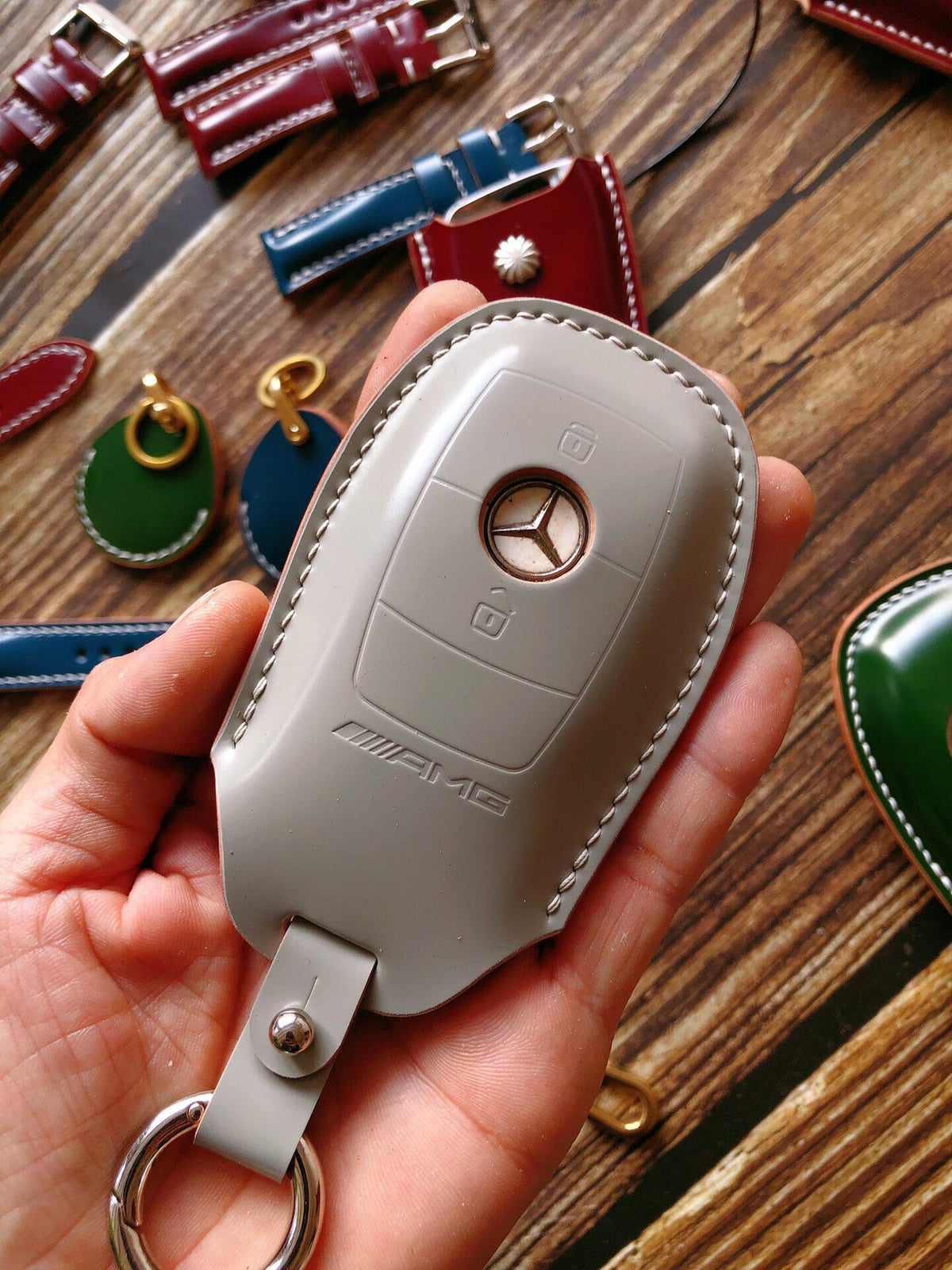Mercedes AMG Key Case Shinki Horsehide
