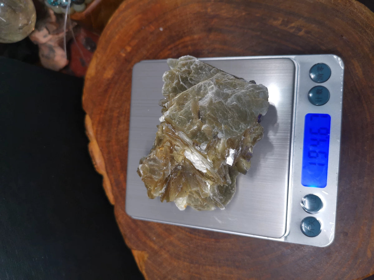 Golden Mica Raw Crystal Specimen 194.67g