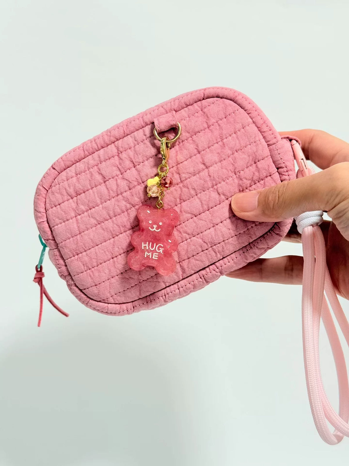 Estojo Acolchoado em Dusty Rose