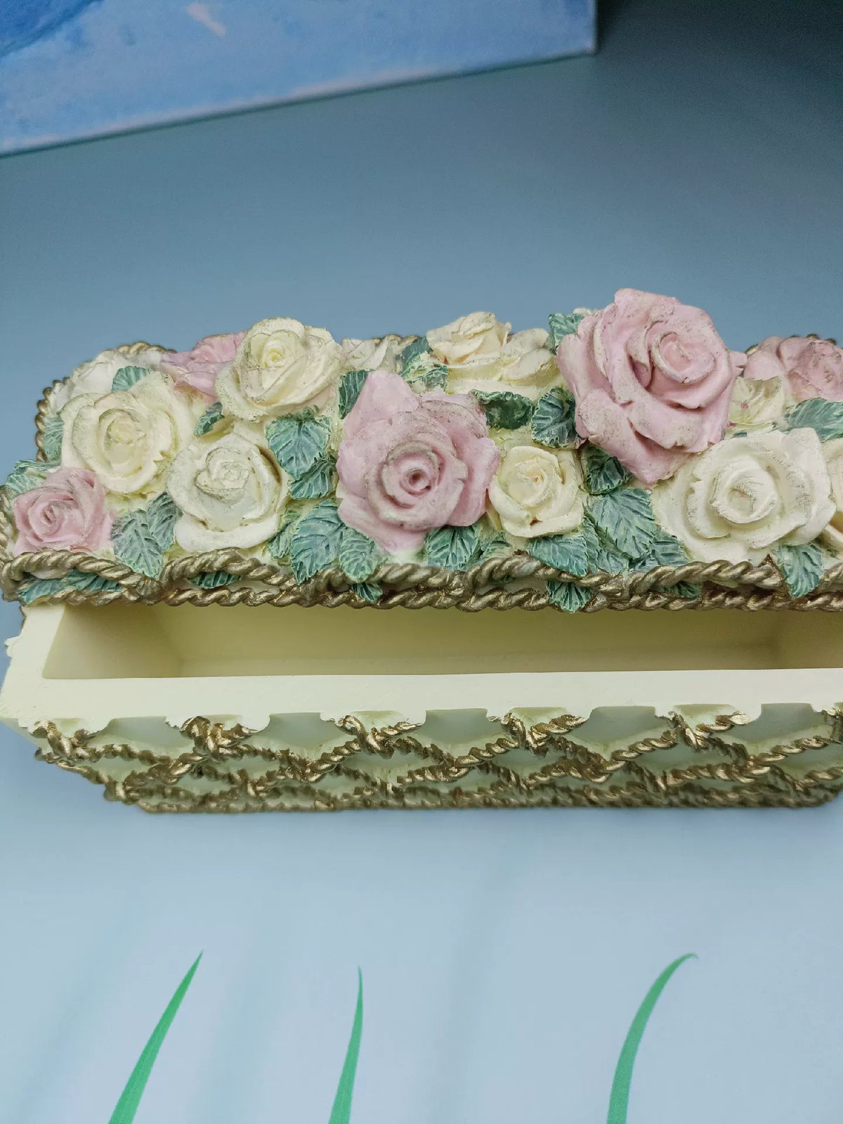Moule en silicone style panier tressé