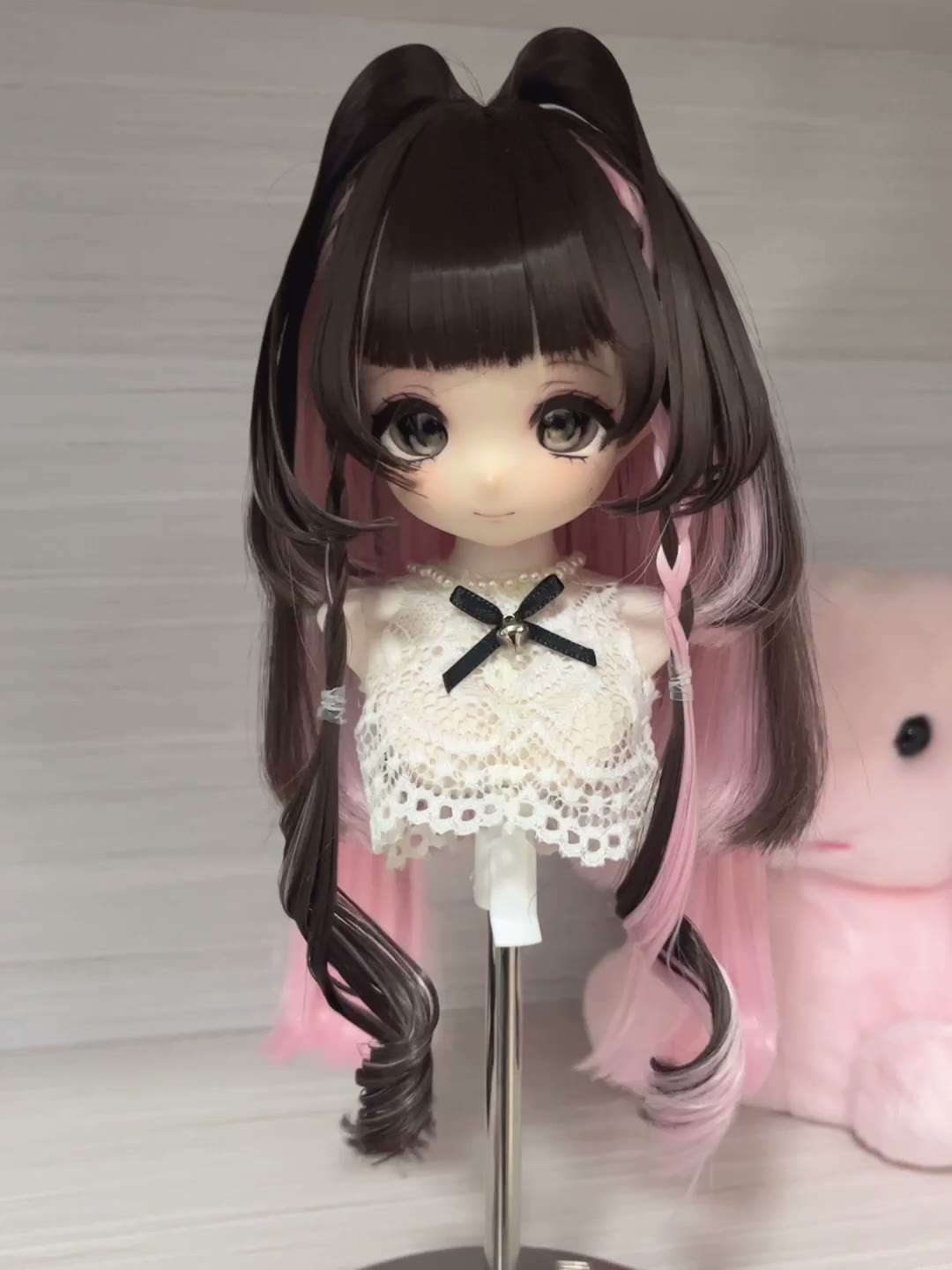 Doll Wig Two-Tone Anime Style