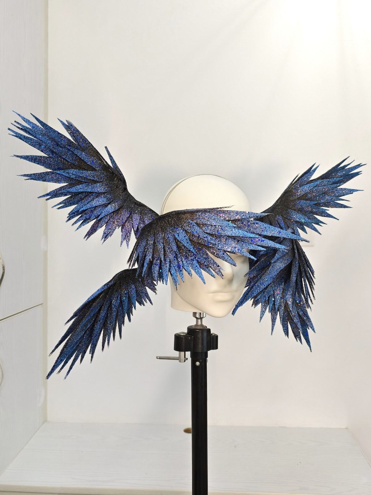 Handcrafted Multi-Wing Headpiece Iridescent Cosplay