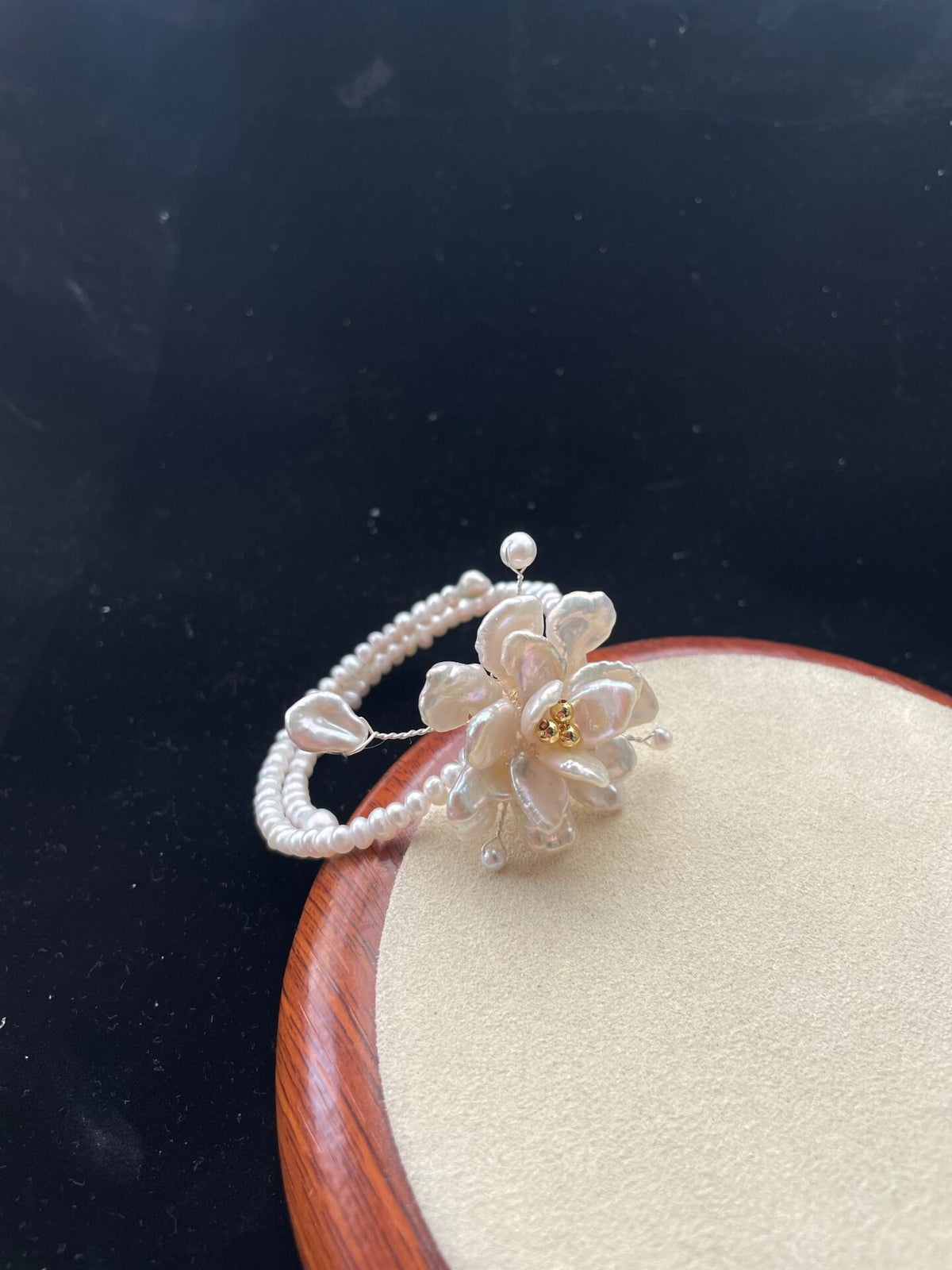 Natural Pearl Flower Bracelet