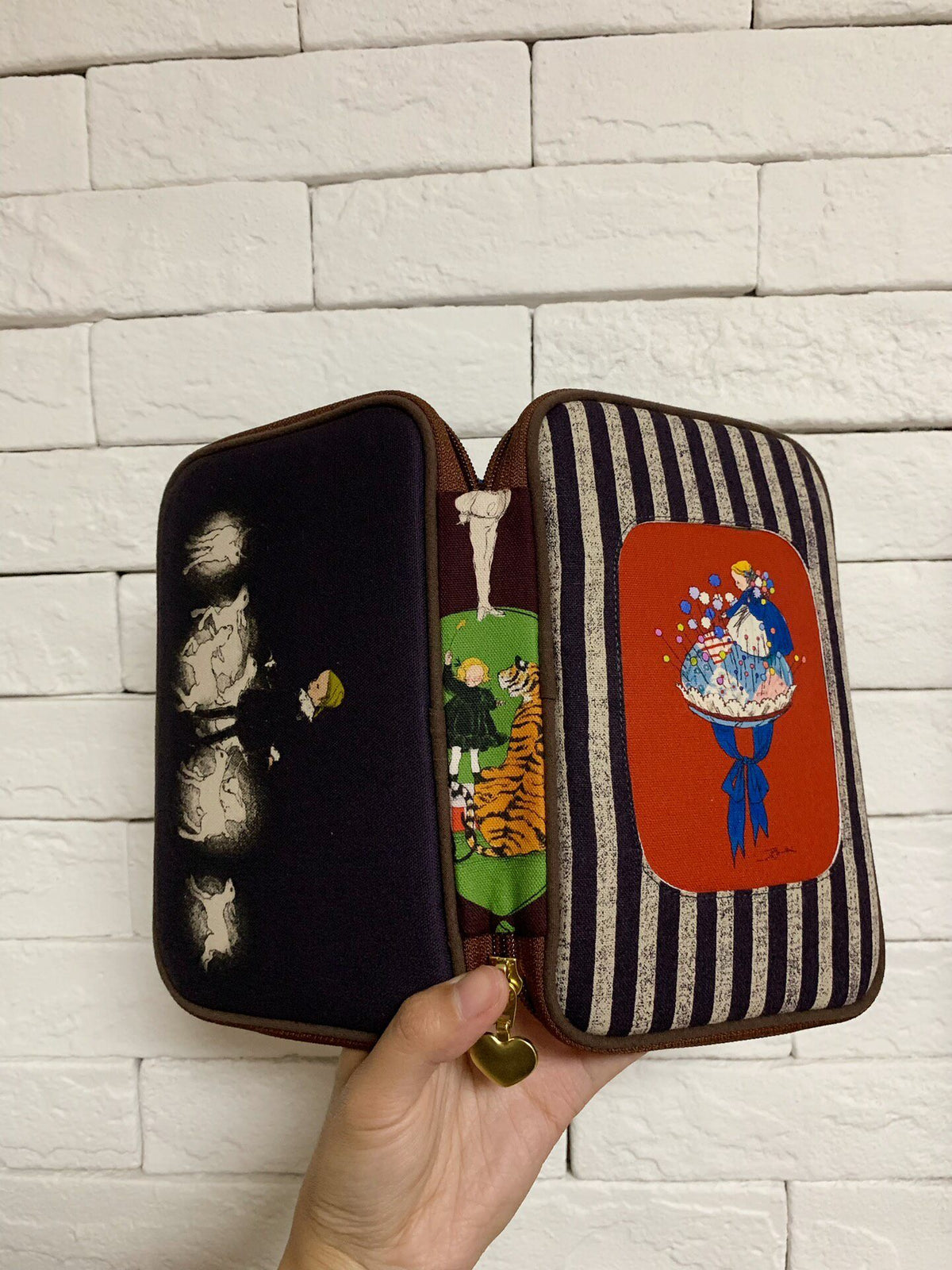 Rectangular Fabric Organizer Case with Oxford Cloth