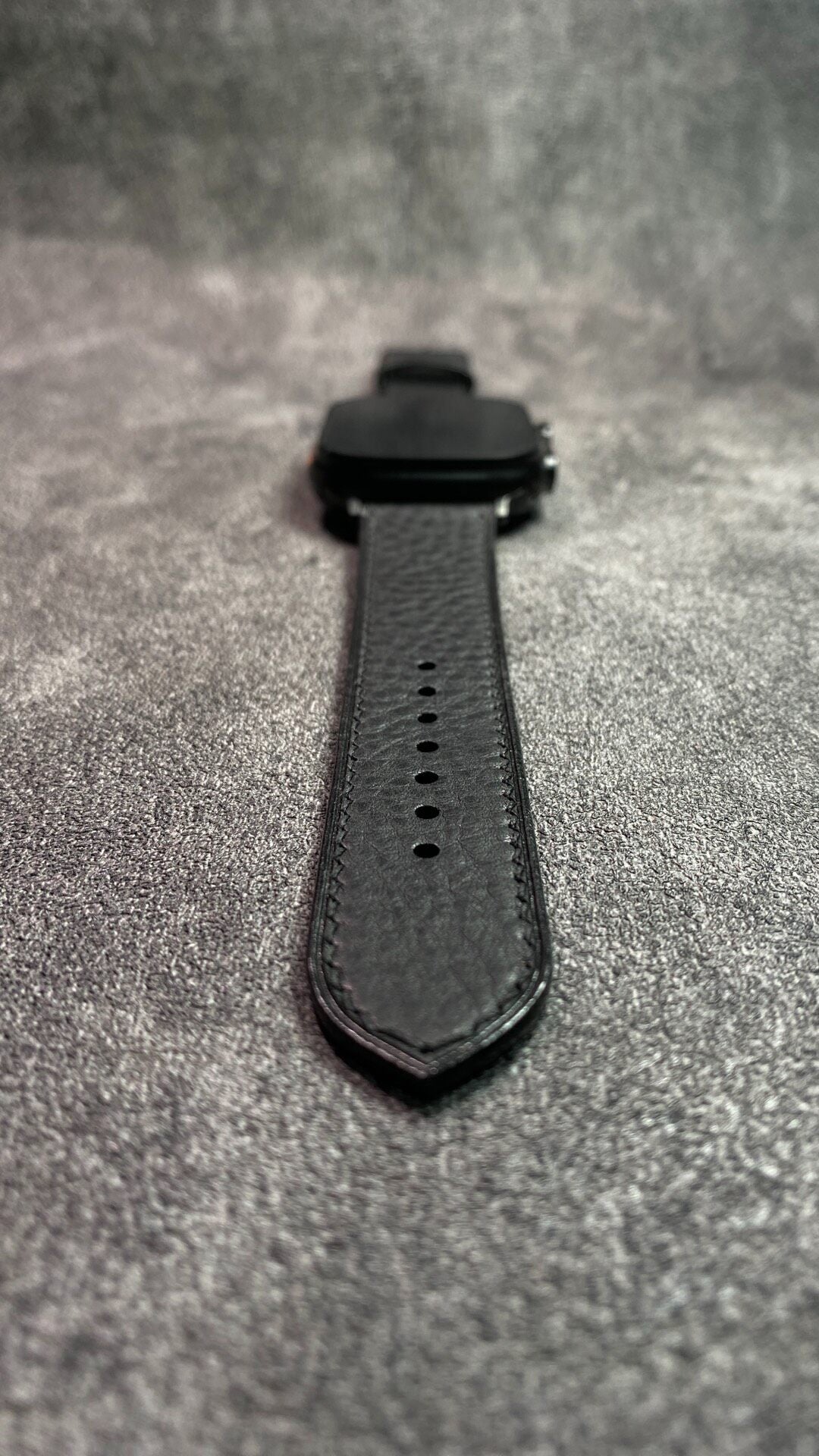Custom Mbox Leather Smartwatch Strap