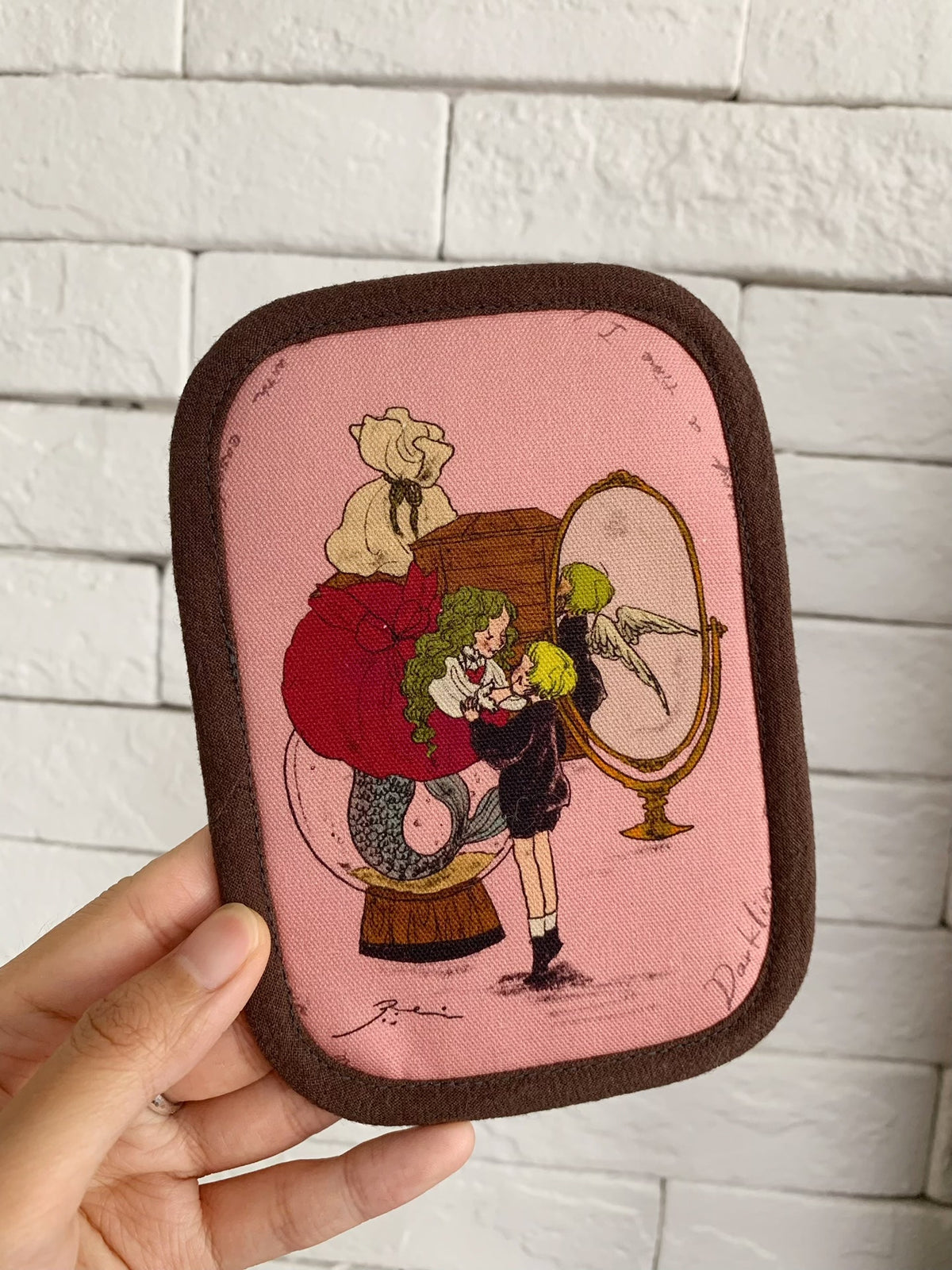 Patchwork Knitting Needle Holder Pouch