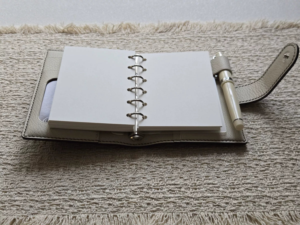 A7 Ring Journal Hoes Verbrandbruin Leer