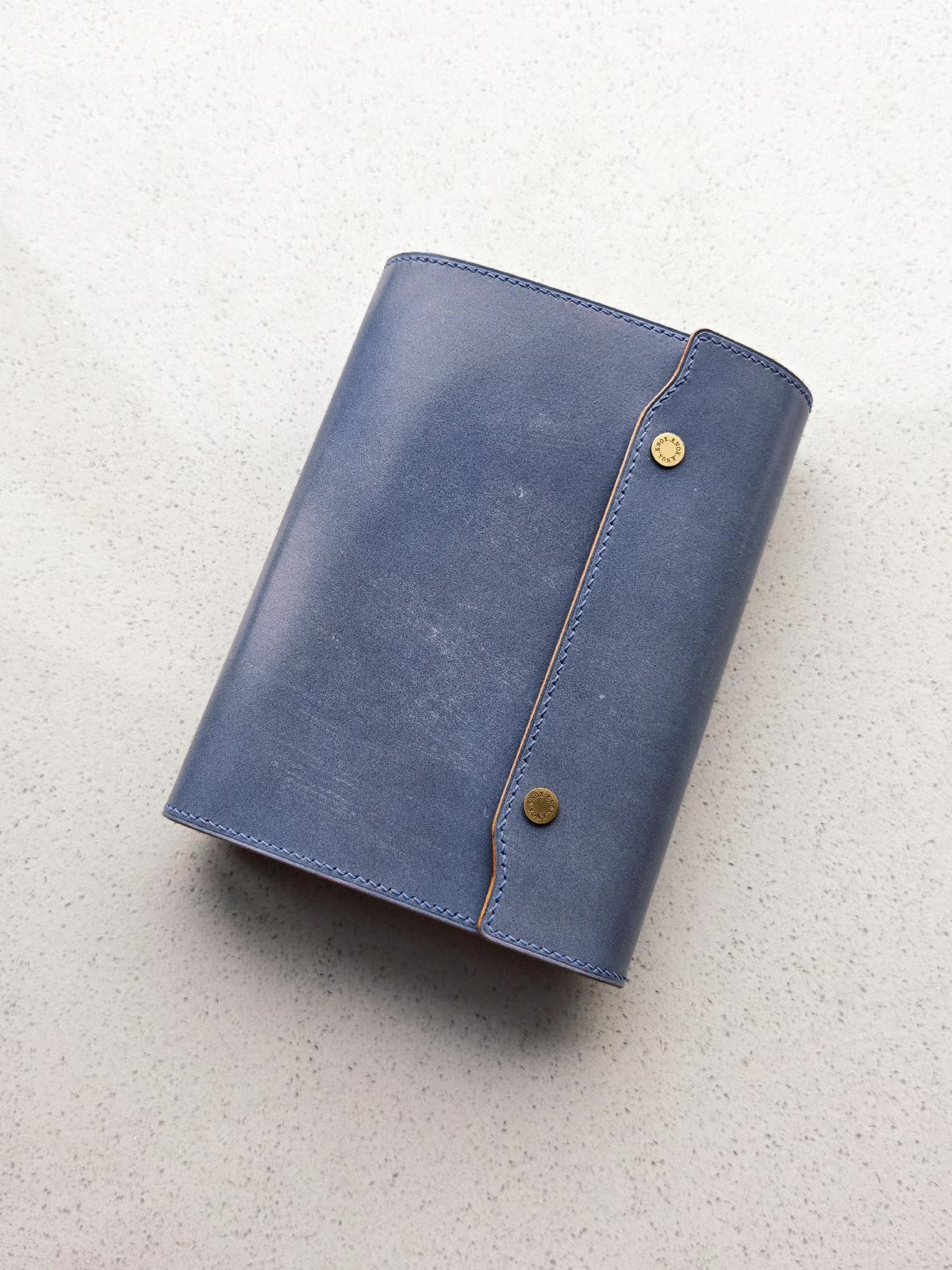 A6 KNOX Bridle Leather Tri-Fold Notebook Cover