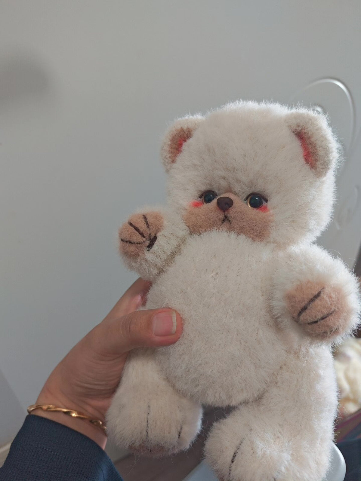 22cm Articulated Plush Teddy Bear