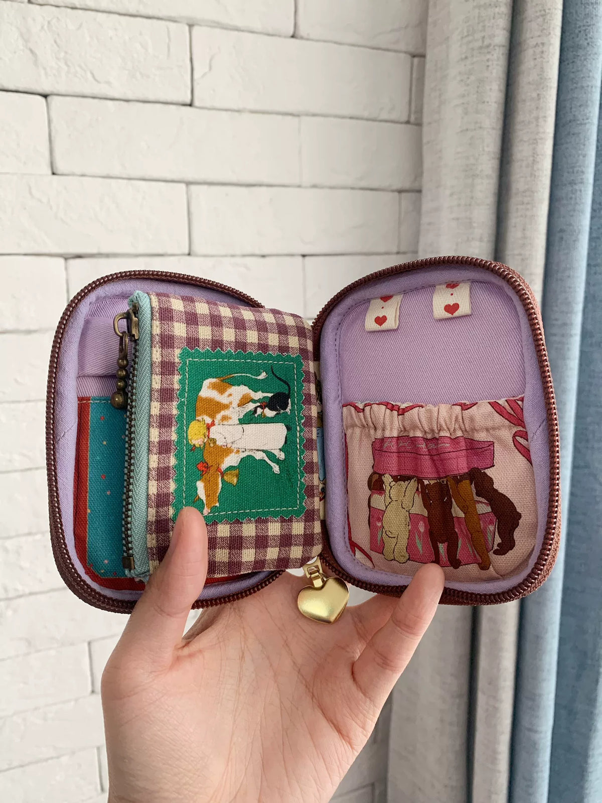 Bolsa Retangular em Tecido Oxford com Fecho YKK
