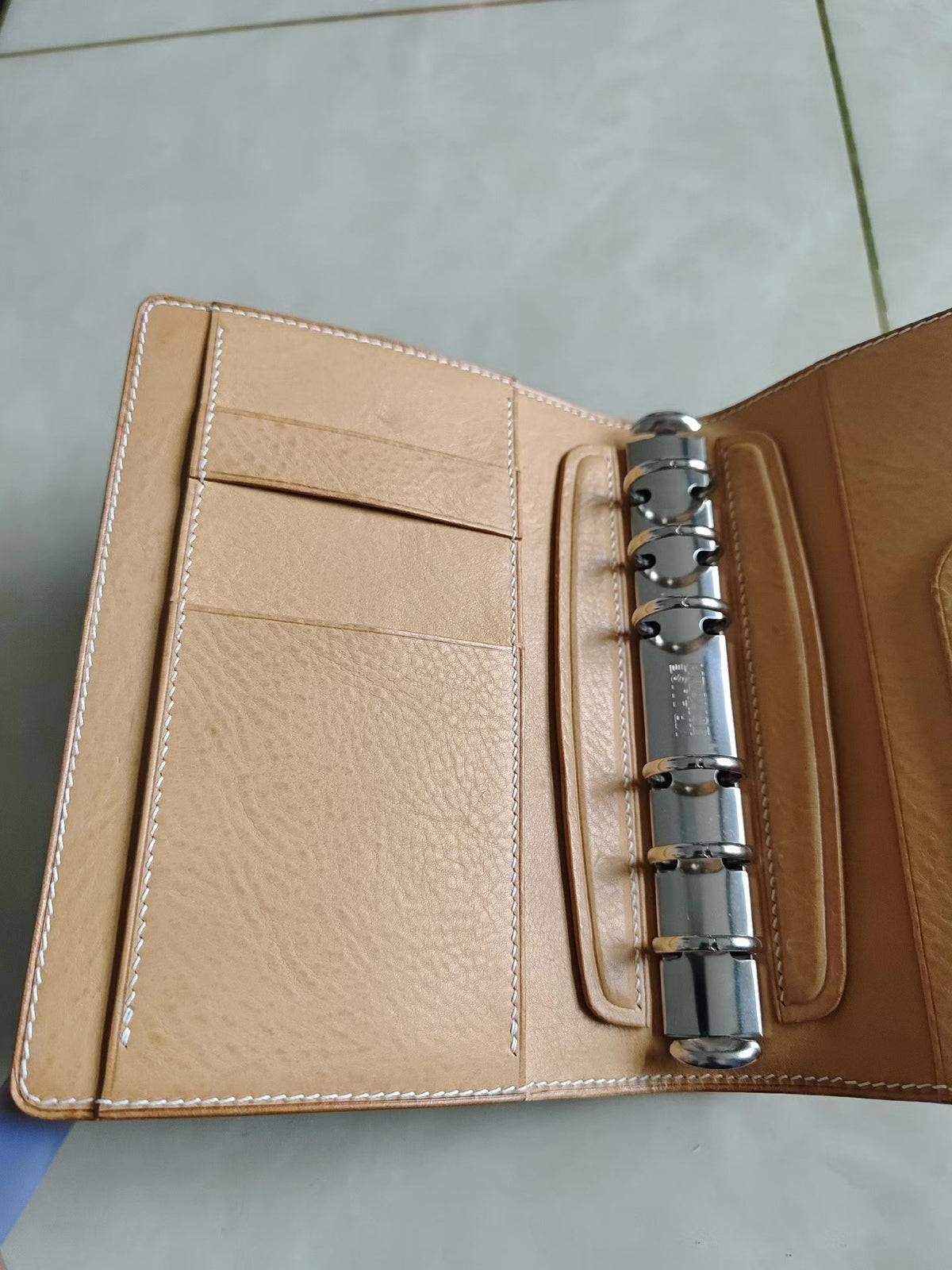 A6 Bridle Leather Loose Leaf Notebook Cover