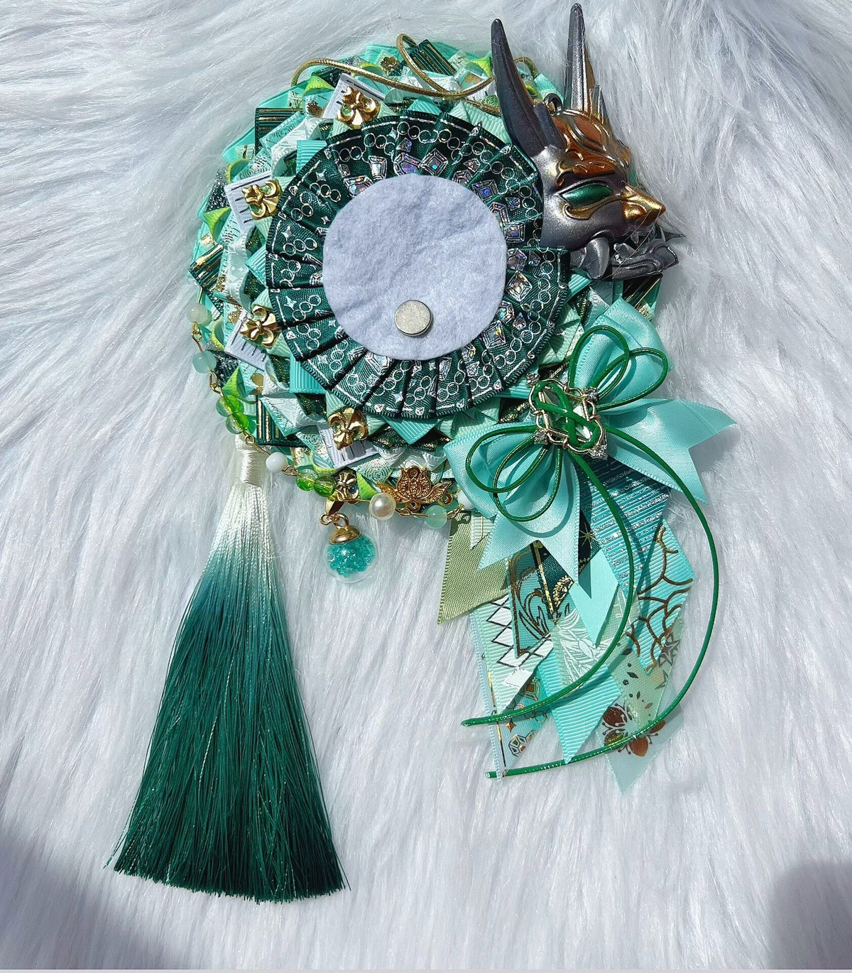 Genshin Impact Xiao Badge Holder Ribbon Tassel