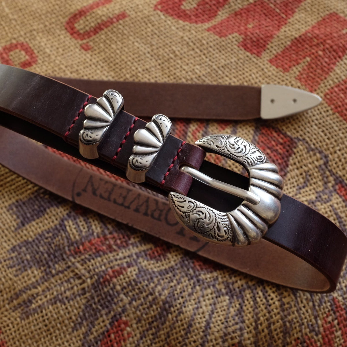 Vintage Leather Belt Set
