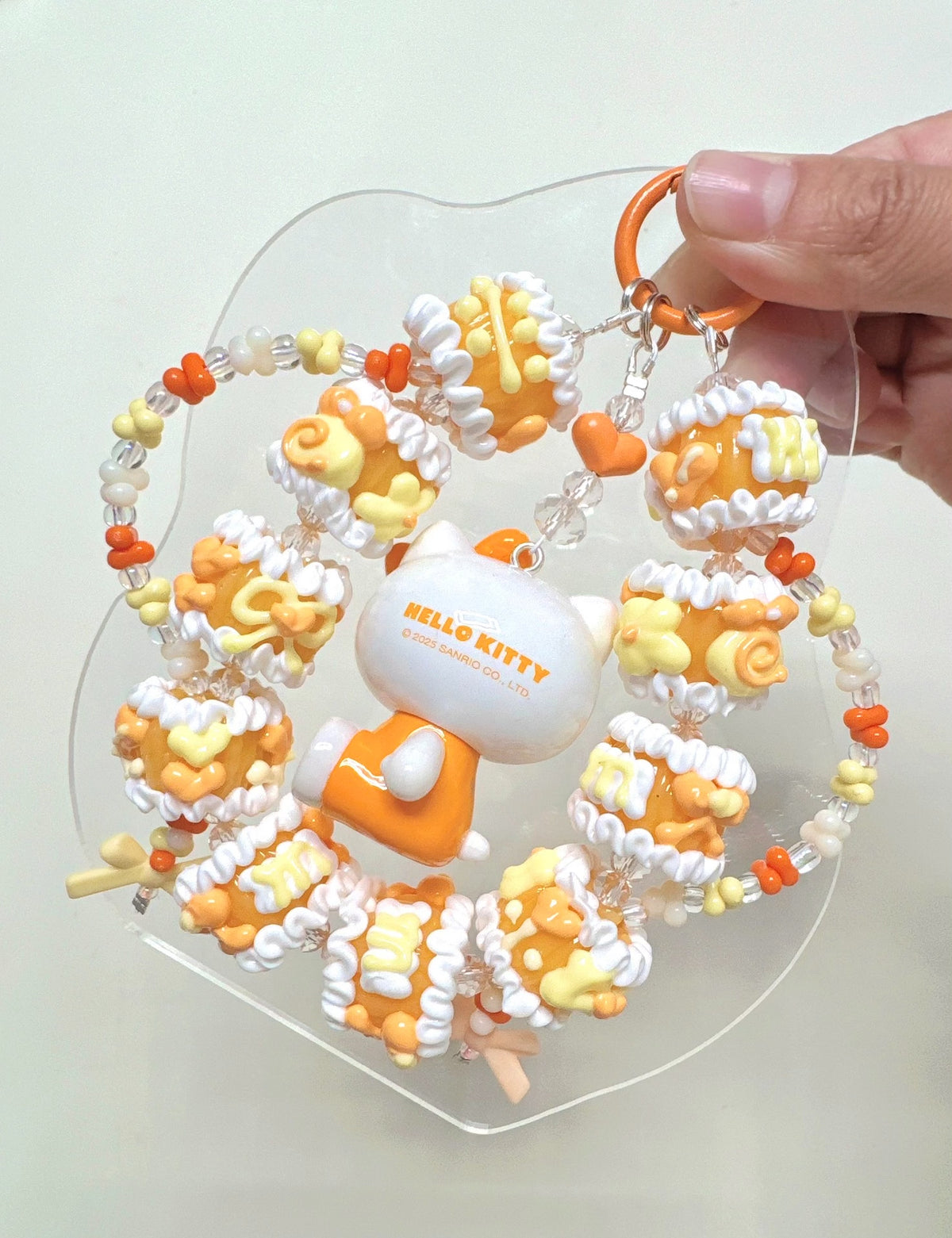 Hello Kitty Candy Bead Phone Charm