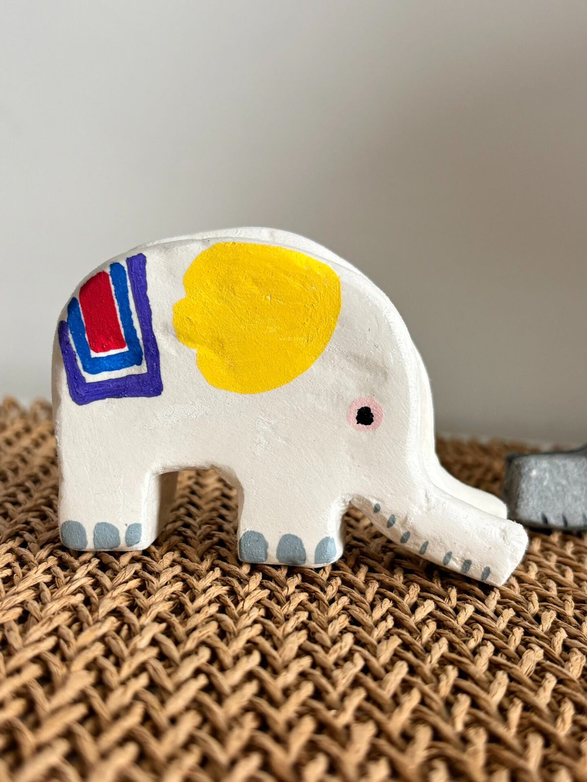 Handcrafted Elephant Incense Holder Figurine Set