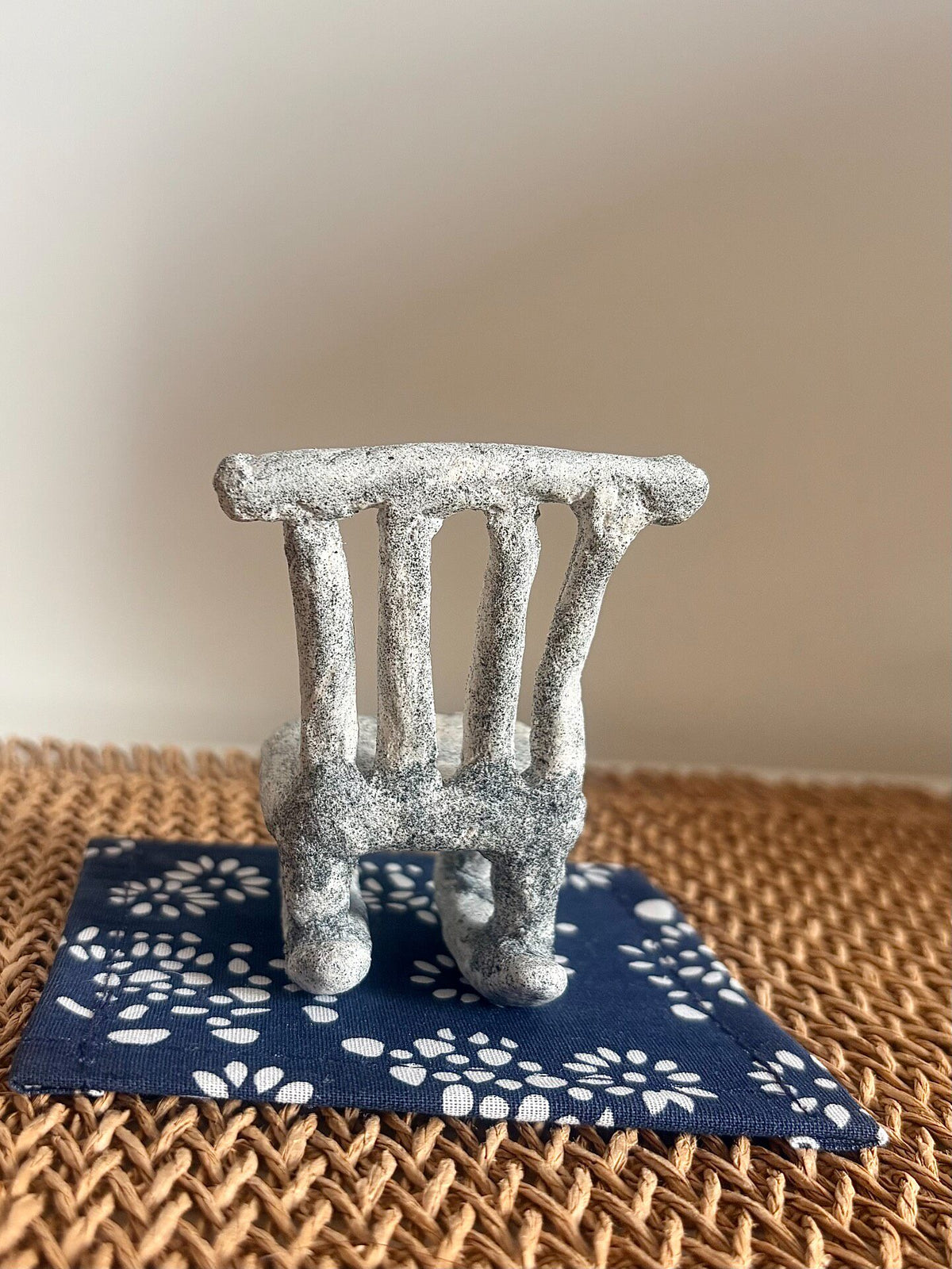 Rock Clay Rocking Chair Incense Holder