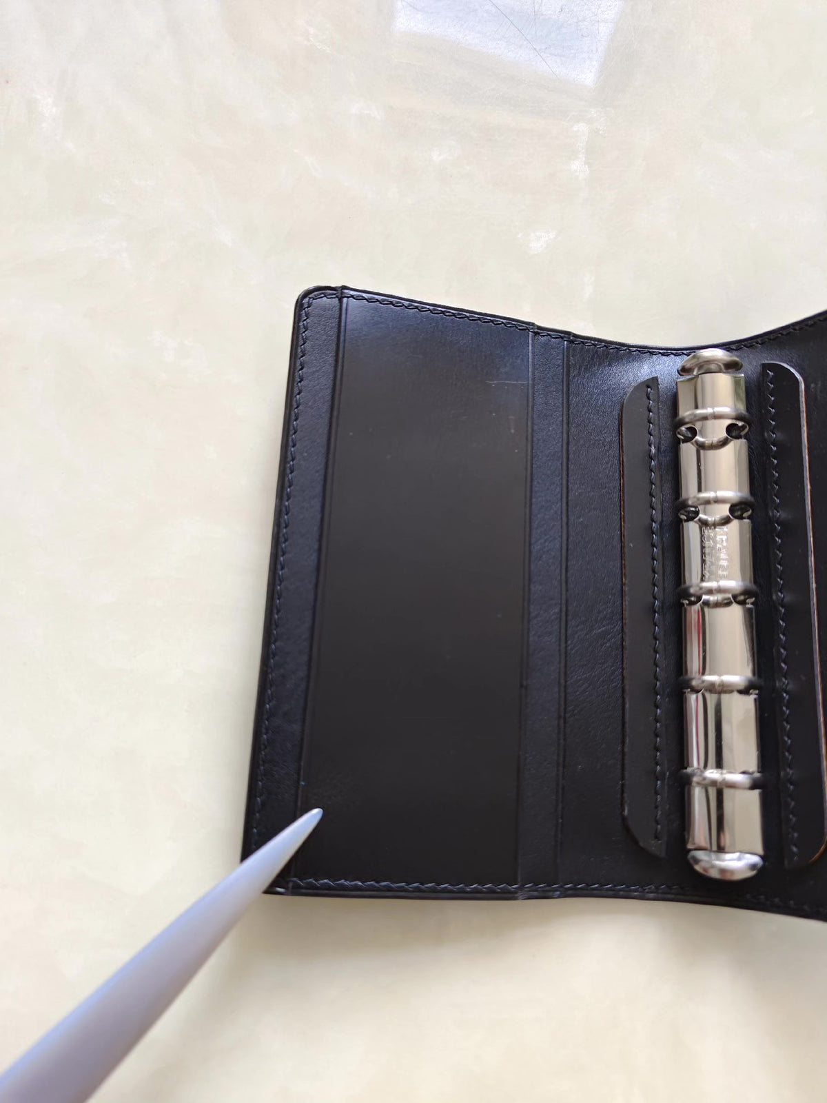 M5 A8 Leather Notebook Cover with 6 Ring Binder