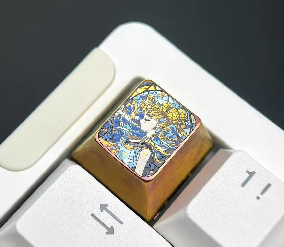 Sailor Moon 1u Titanium Alloy Artisan Keycap