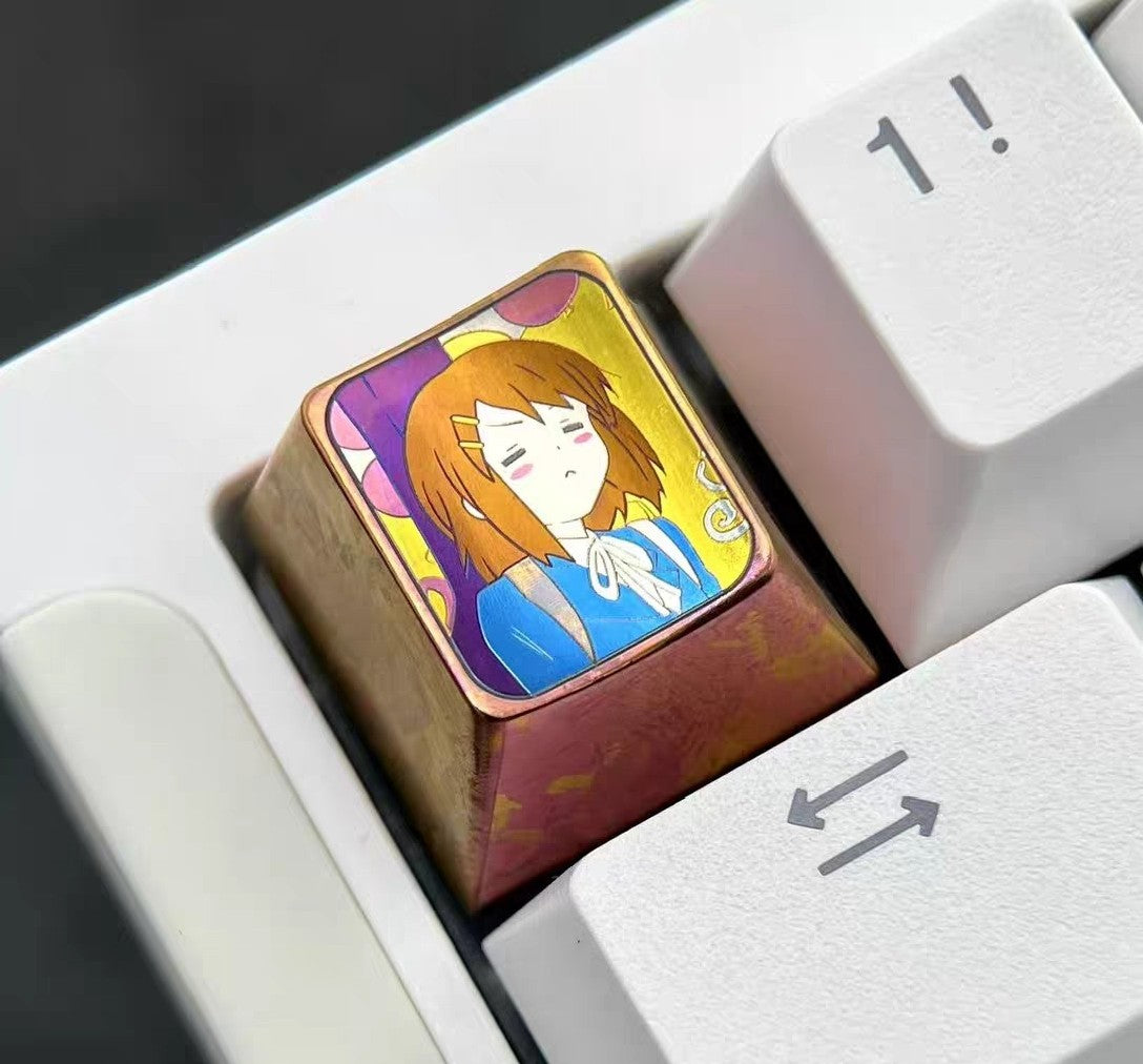 Titanium Alloy K-ON Yui Hirasawa 1u Keycap