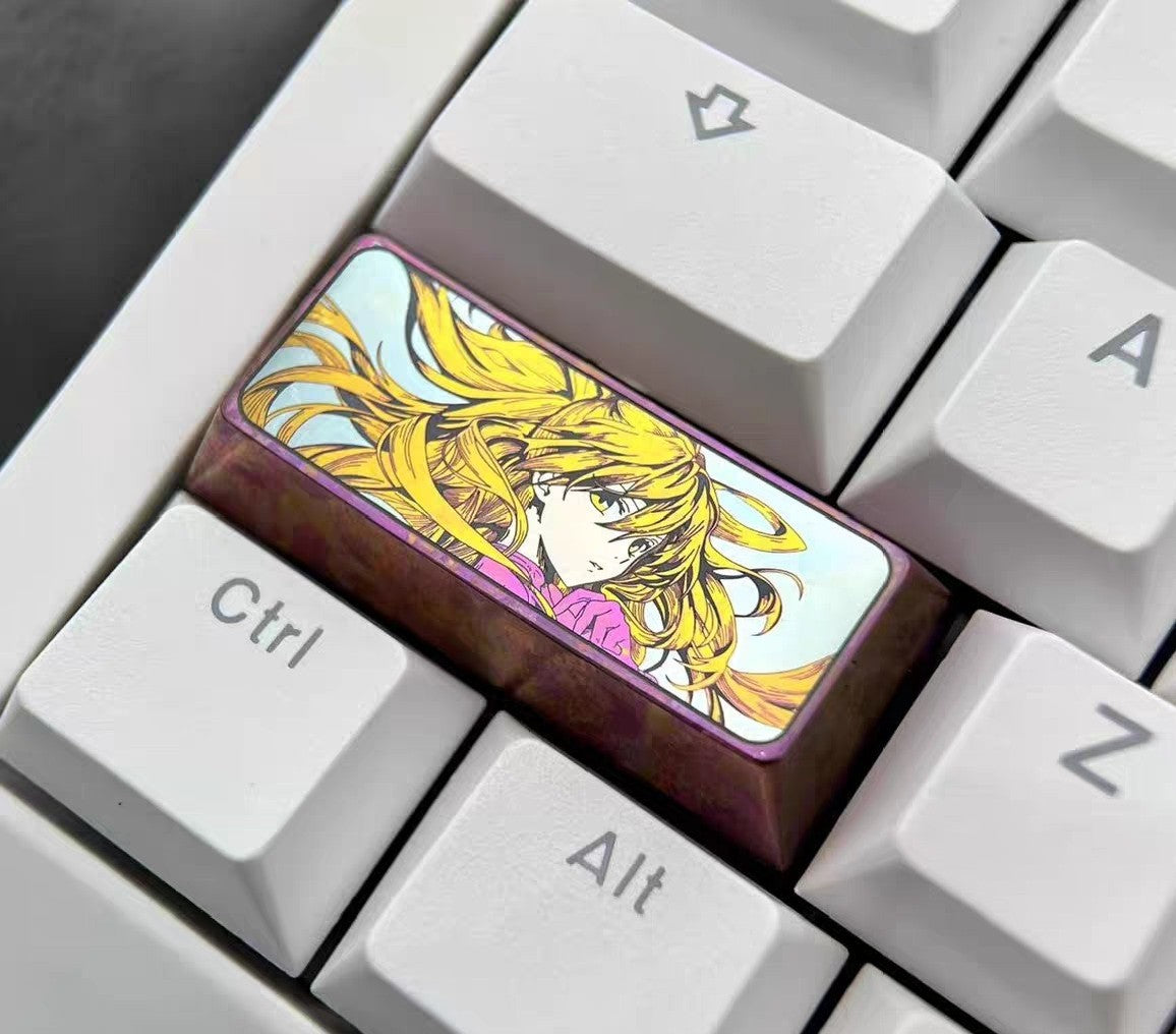 EVA Asuka 2.25u Titanium Alloy Keycap