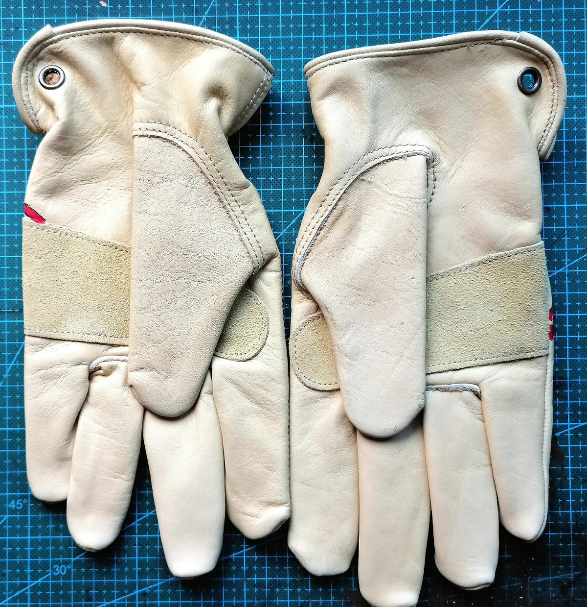 Ukiyoe Leather Motorcycle Gloves Three Season
