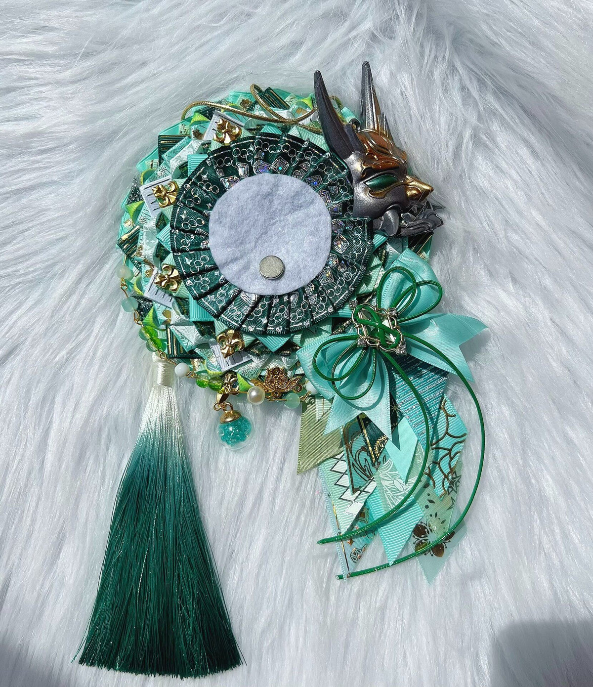 Genshin Impact Xiao Badge Holder Ribbon Tassel