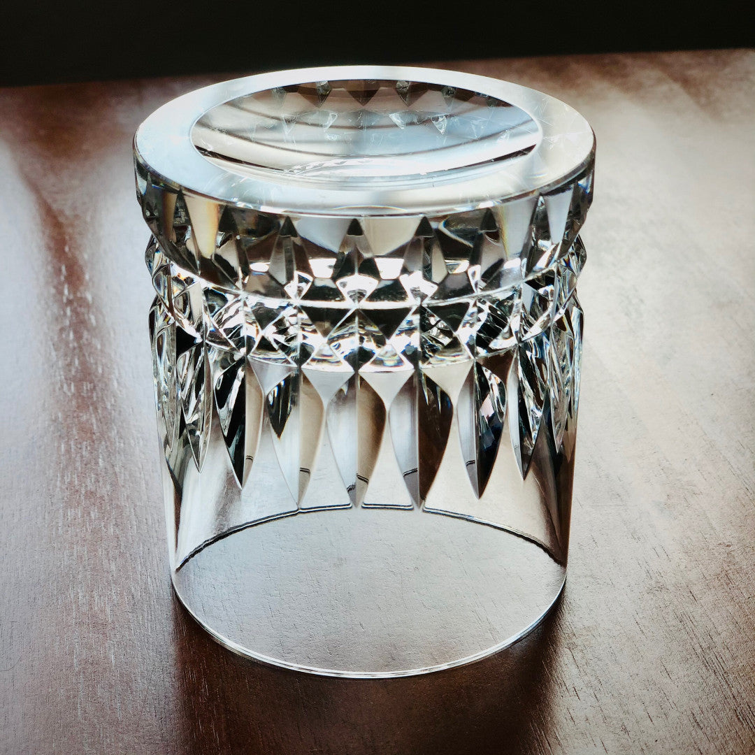 Vaso de cristal facetado 260 ml