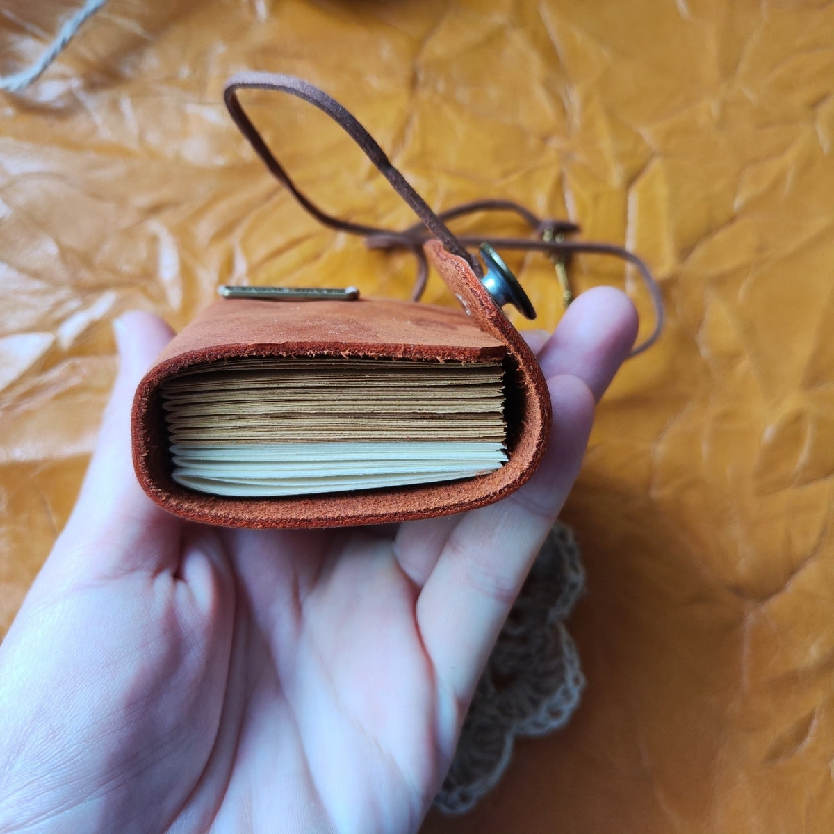 Cowhide Leather Journal 144 Pages