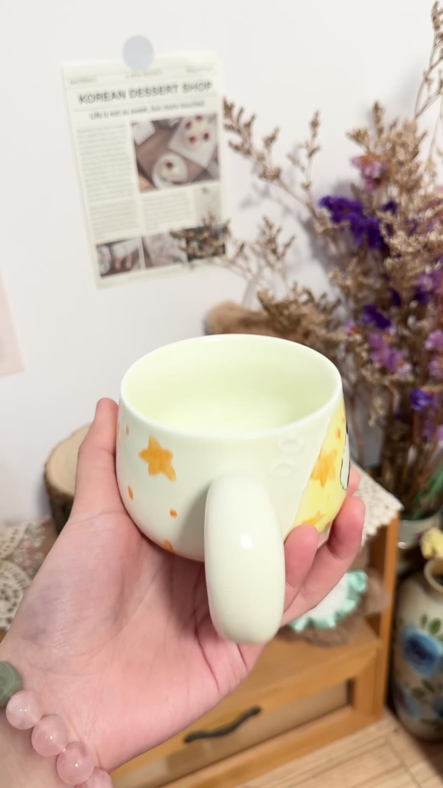 Handpainted Ceramic Coffee Mug 270cc