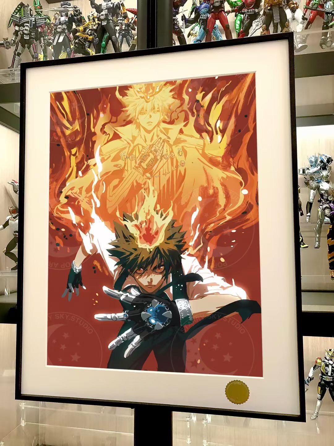 Tsuna Sawada Framed Art Print A3