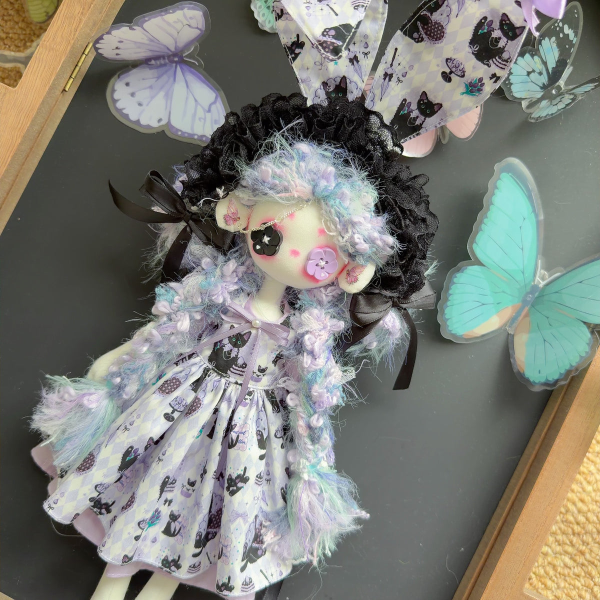 Handmade Gothic Art Doll 30 cm