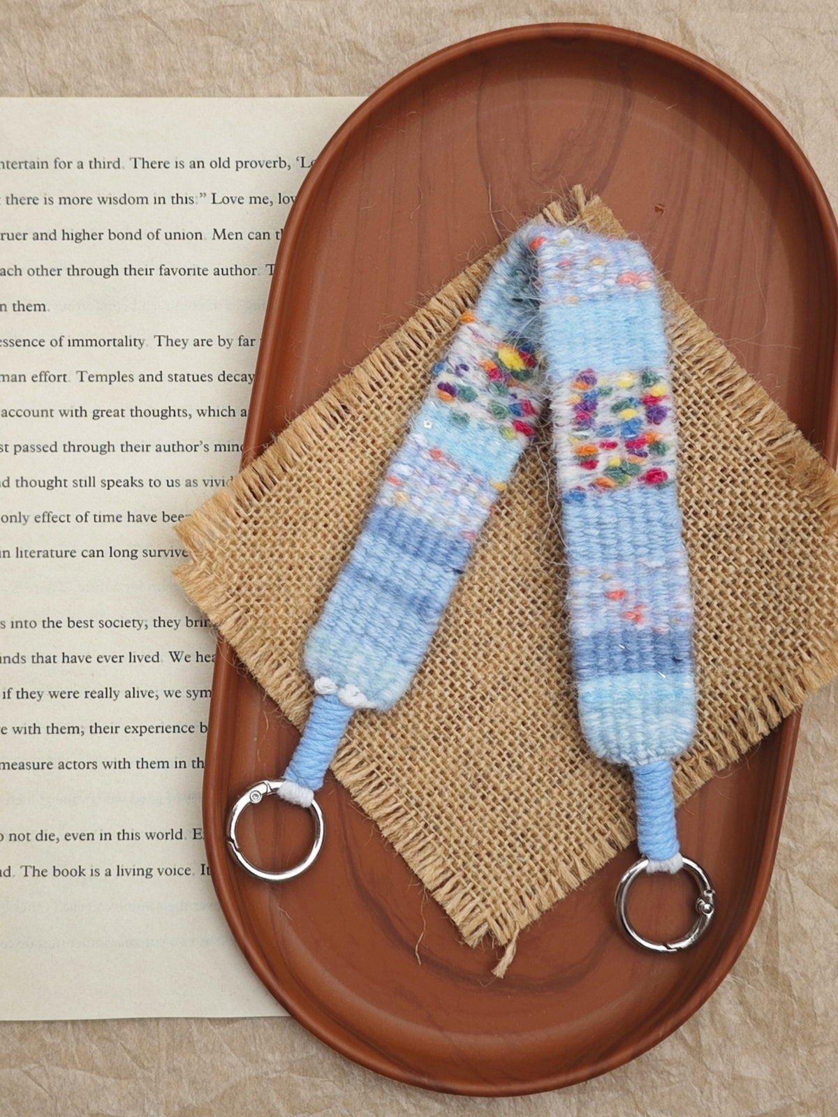 Handwoven Ramune Soda Wrist Strap