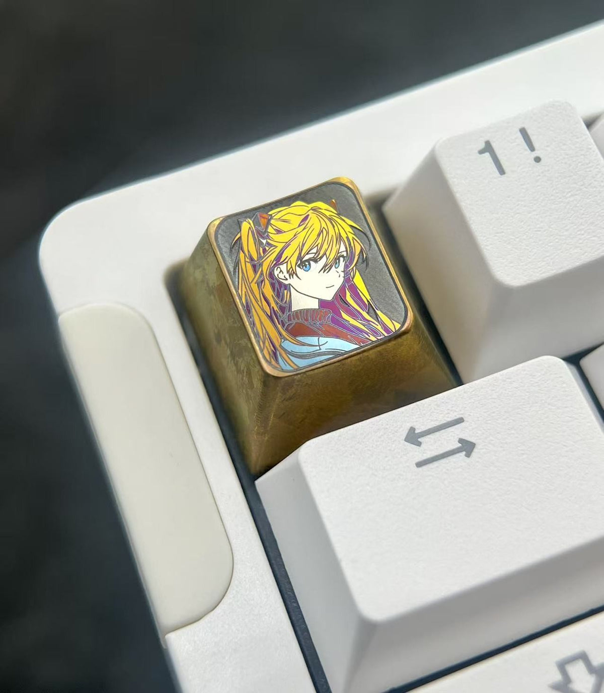 Titanium Alloy Asuka 1u Keycap