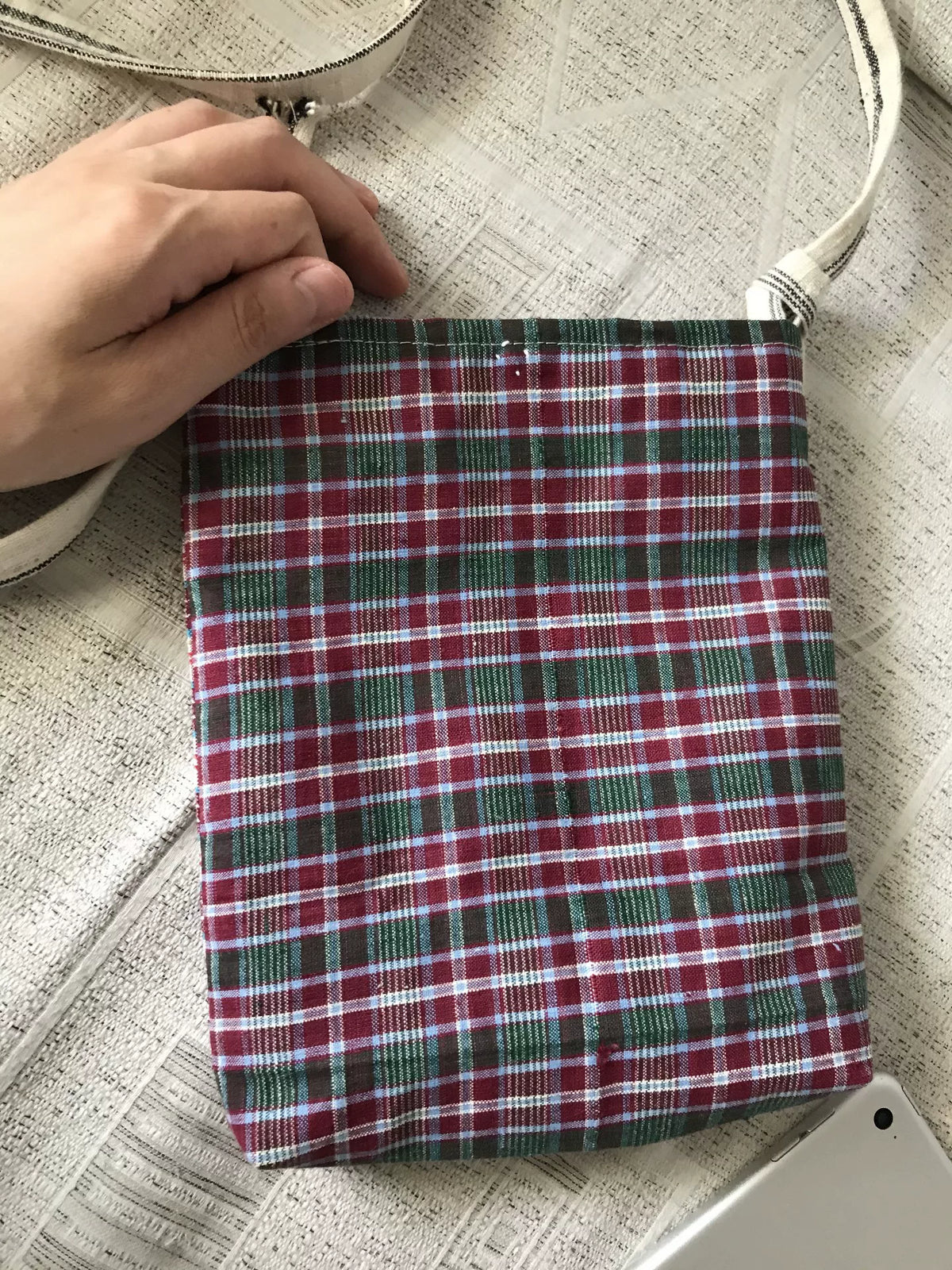 Handgemaakte Kat Patchwork Plaid Schouertas