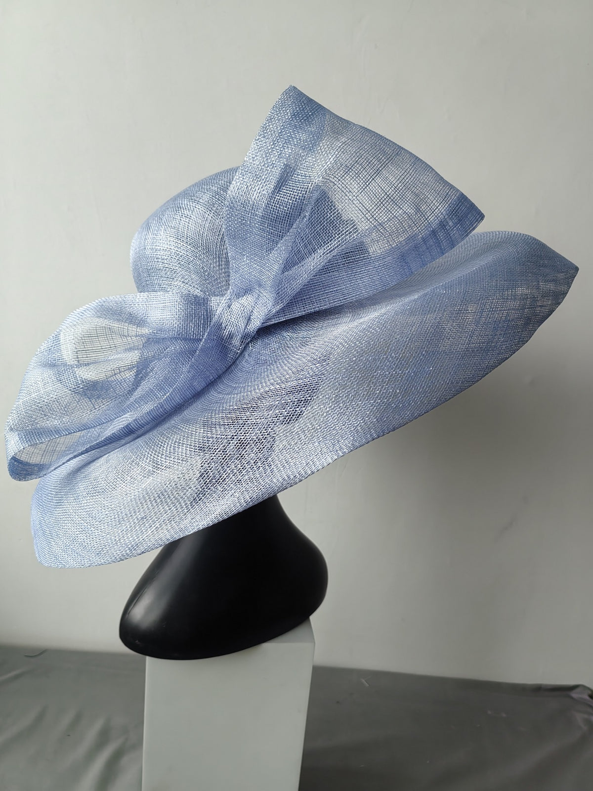 Light Blue Gauze Sun Hat Soft Brim