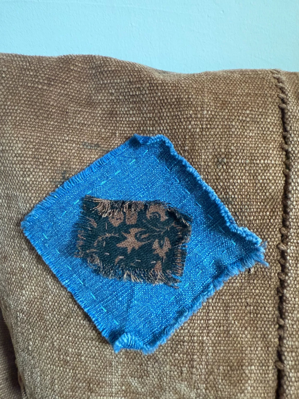 Handmade Brown Woven Shoulder Bag
