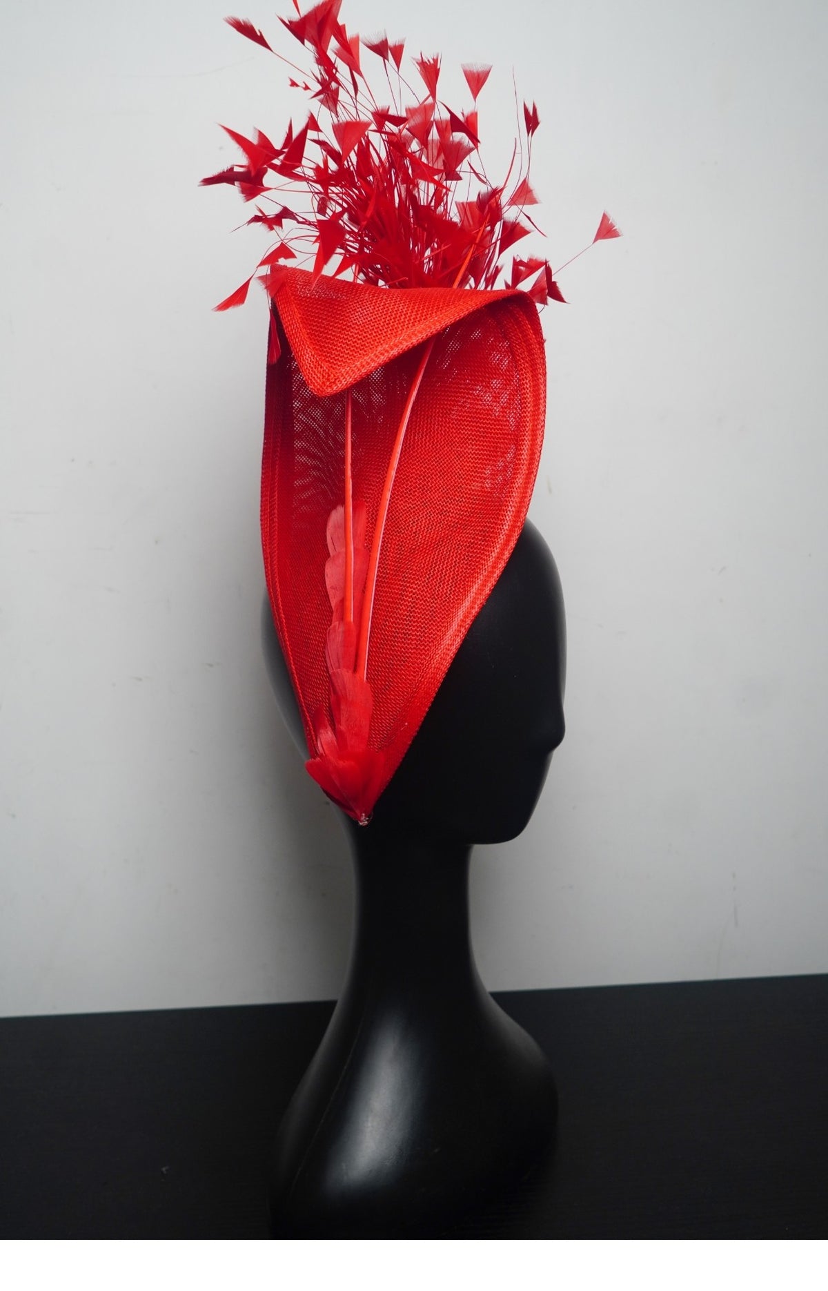 Red Leaf Feather Headpiece