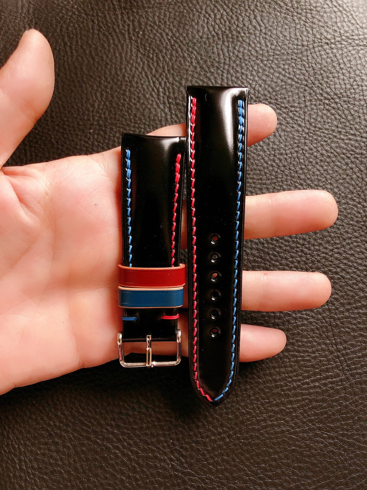 Custom Shell Cordovan Watch Strap