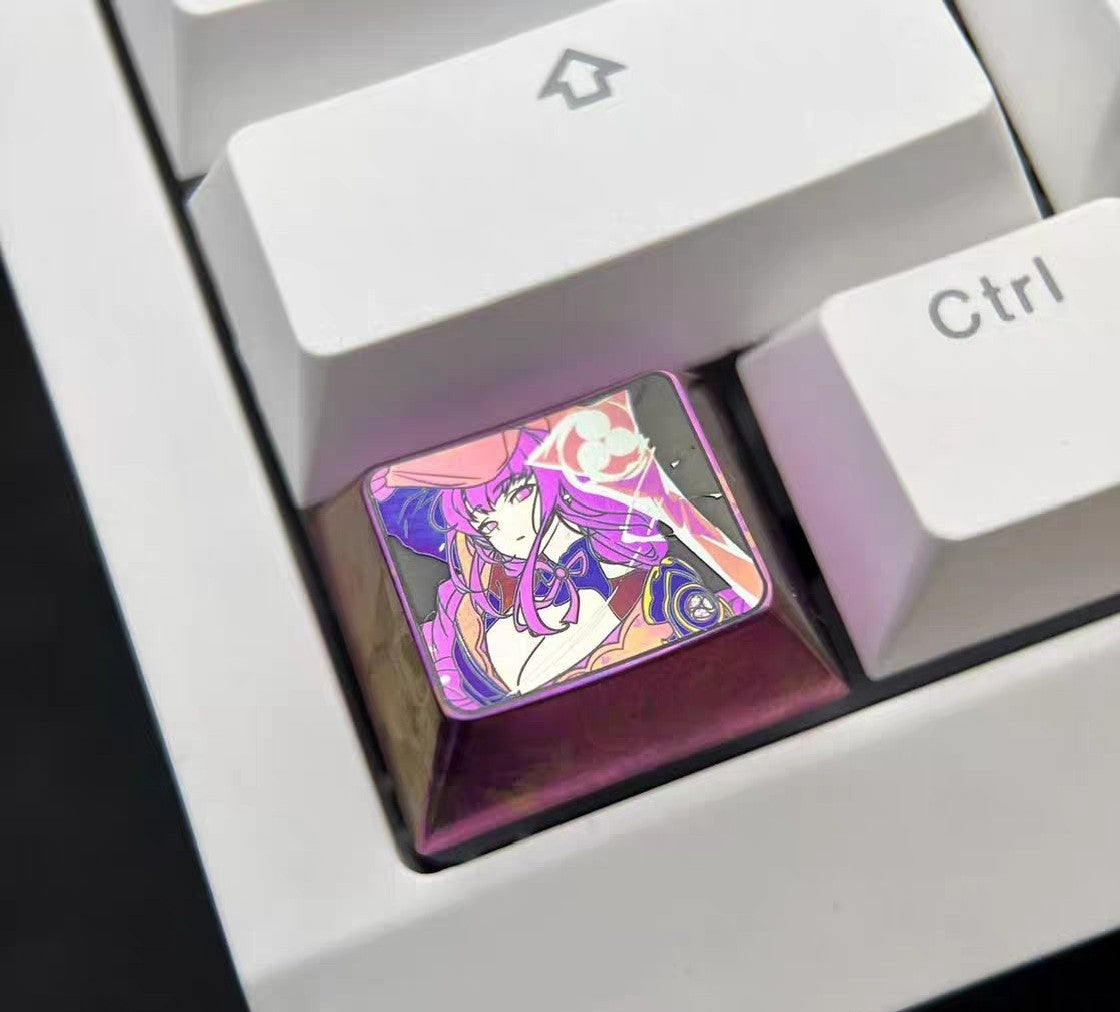Titanium Alloy Anime Keycap 1uR4