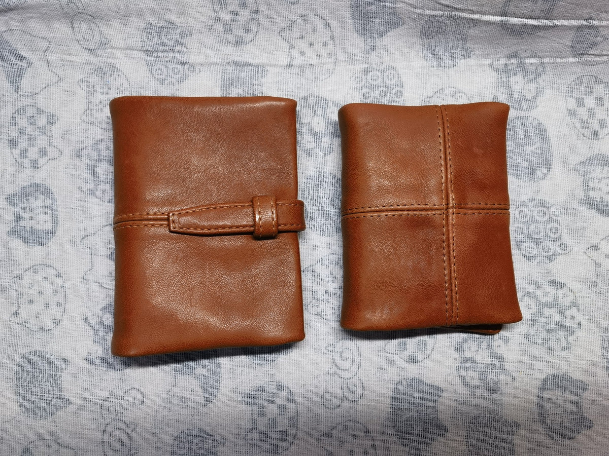 Handmade Goat Leather Cross Stitch M5 Journal Cover