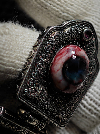 Cthulhu Eye Pendant with Hidden Compartment
