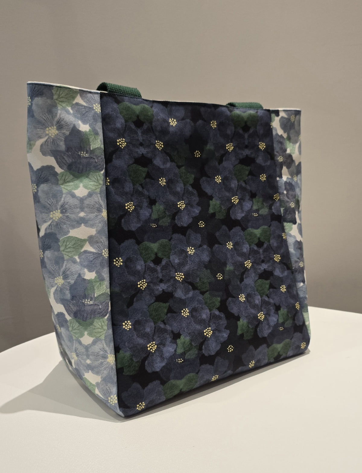 Ink Wash Floral Tote Bag Shoulder Bag