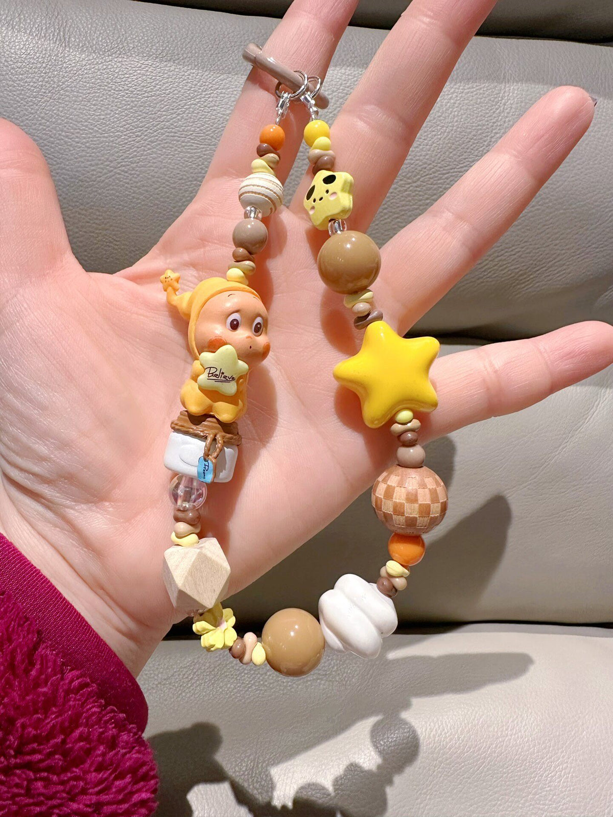 Star Man Phone Strap Bag Charm Keychain