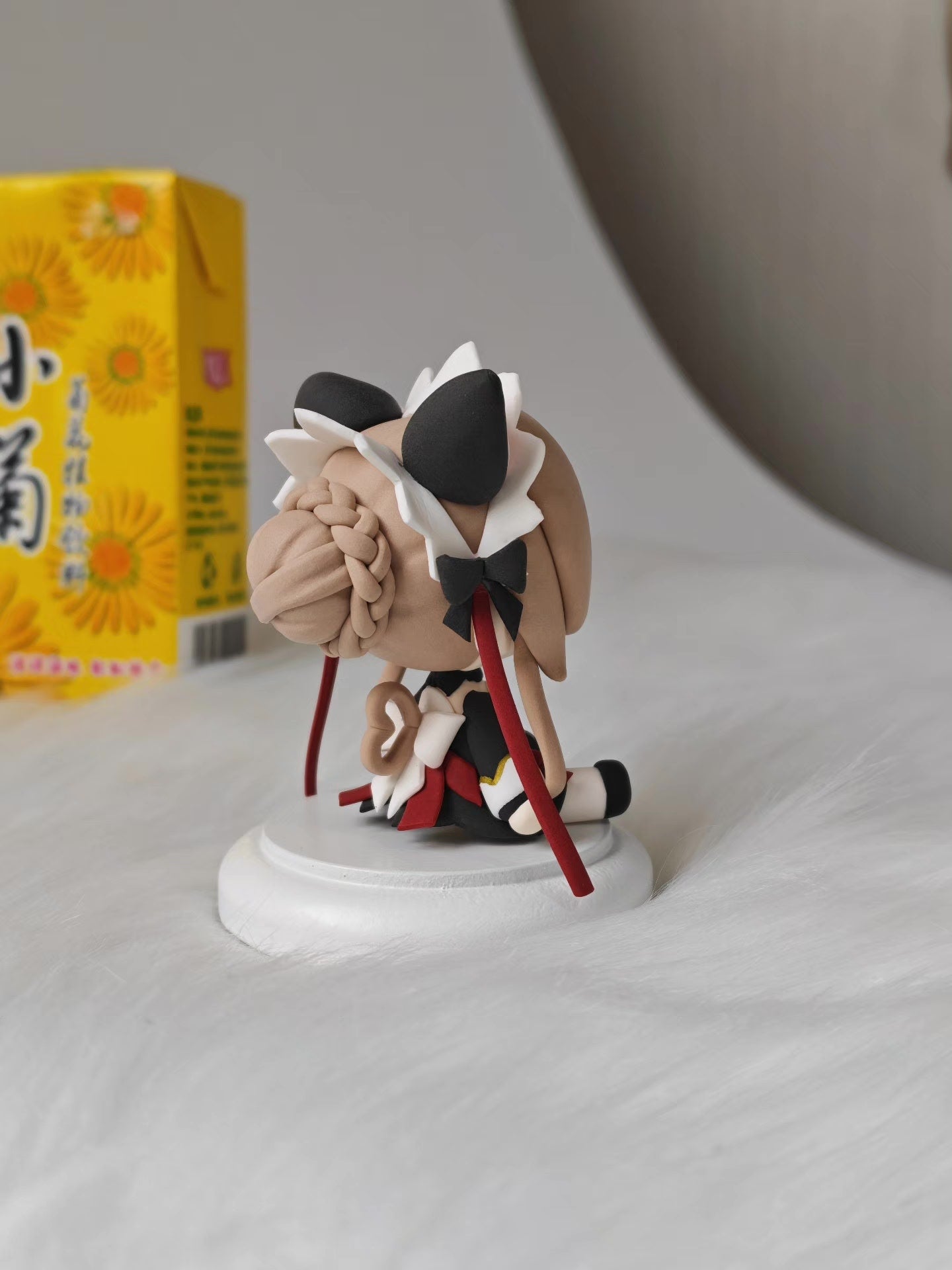 Genshin Impact Sandrone Q Version Clay Figurine Seated 9cm