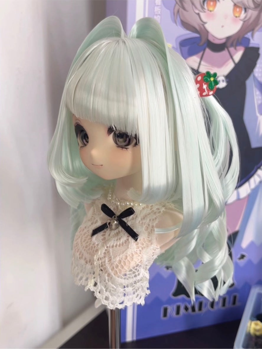 Mint Green Twin Tail Doll Wig